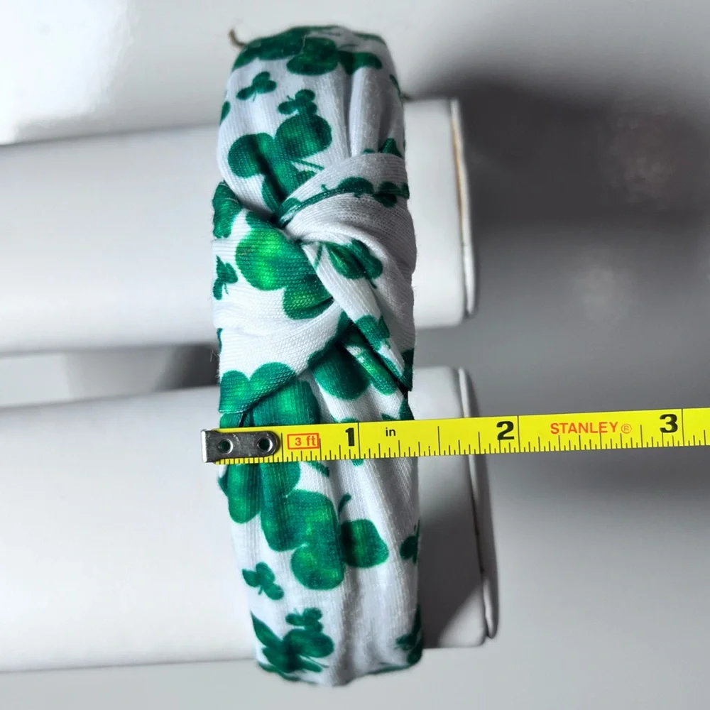 ☘️ SHAMROCK HEADBAND | Knotted Top | ST PATRICK’S Day! - Picture 9 of 10